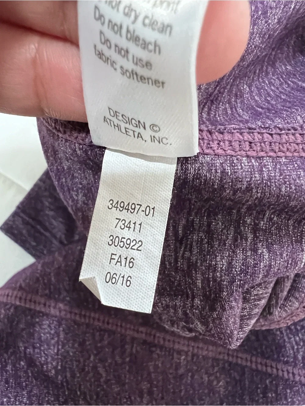 Athleta Women's High-Rise Purple Active Leggings size S
